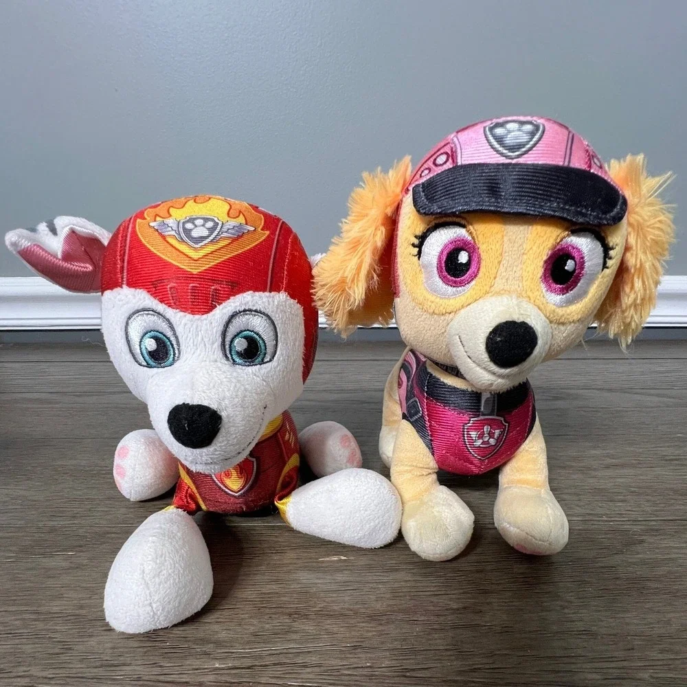 Paw Patrol Plush Skye &‎ Marshall Stuffed Animals Kids Toy Set 6 Inches